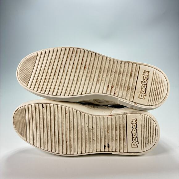 Reebok Club C 85 White Leather Classic Low Top Platform Sneakers Women's Size 8 - Picture 8 of 11